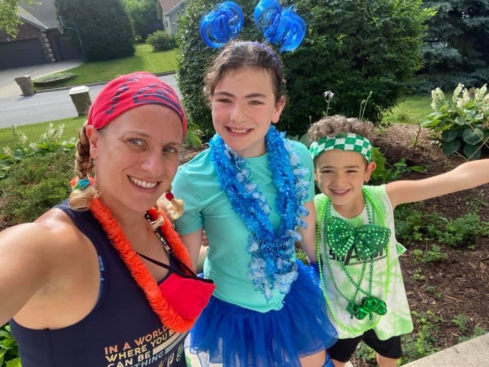 Ellen Weismer with children